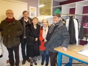 A gauche, Marie-Claude Gallet-Valin, présidente de l'Apajh 36.