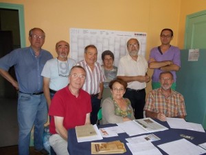 Au 1er plan, Irène Gaultier, présidente du cercle d'histoire d'Argenton.