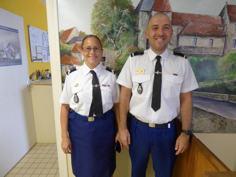 Pascal Rivera et Sylvia Hospital quittent la brigade de gendarmerie de