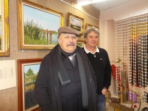 A gauche, Jean-Louis Viau, en compagnie de Patrice Lamoureux. 
