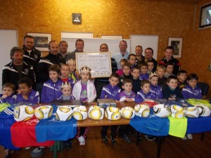 Lors de la remise du label prestige et des récompenses.