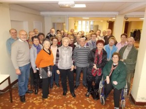 Au centre, Colette Gateau, présidente de la section micro informatique du CLC.