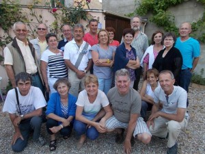 Les anciens étudiants se sont retrouvés à Argenton chez Nadège et Denis Nicolas.