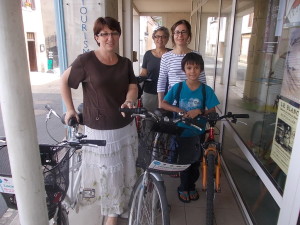 Les vélos, une activité ludique proposée par l'office de tourisme, pour découvrir St-Gaultier et les environ