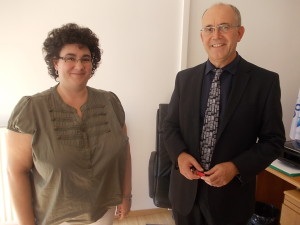 Serge Nicoulaud, nouveau proviseur et Karine Prélade, nouvelle proviseure-adjointe. 