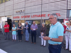 La fête s'est déroulée sur l'esplanade du site sportif Lothaire Kubel.