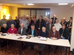 La quasi-totalité des membres du club était au rendez-vous.