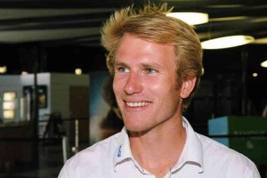 François Gabart était l'invité ce 18 septembre de TV Tours, la Macif et la CCI Touraine. (Photo NR : Patrice Deschamps).