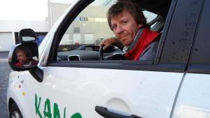 Christophe Beauger, hier salarié, aujourd’hui pilote de la Scop Kangouroute. (Photo NR).