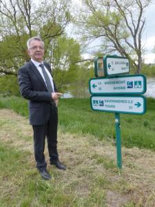 François Bonneau, président de la région Centre Val-de-Loire : « La piste Loire à vélo, c’est 29,6 millions d’euros de retombées économiques. »