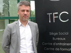 Guillaume Guégan, de la régie conseil en marketing sportif Sport & Co, s’occupe des entreprises partenaires du Tours Football Club. (Photo NR).