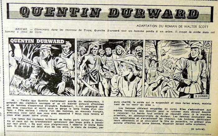 Le voilà, le jeune Ecossais aux prises d’emblée avec des Maures.