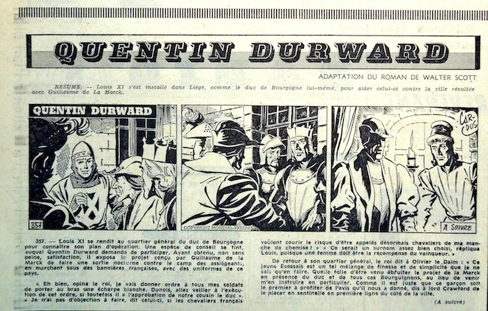 Avec son médecin conseilleur (bien jeune sur cette 3e case) appelé Olivier le Daim.