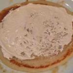 Crêpe avec mousse à l'érable