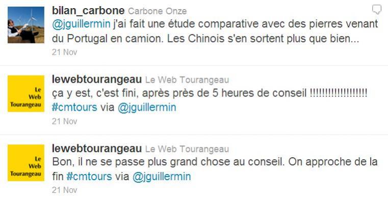 Christophe Fliegans nous a contactés pendant le conseil municipal.