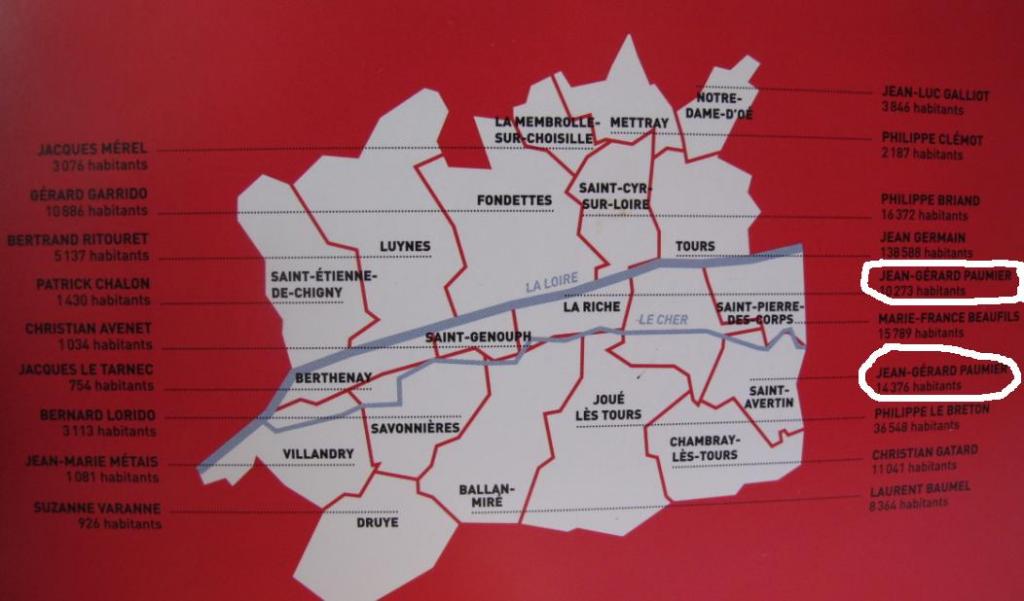 Jean-Gérard Paumier, maire de Saint-Avertin... et de La Riche.