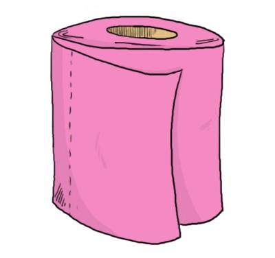 Un beau dessin de rouleau de papier toilette