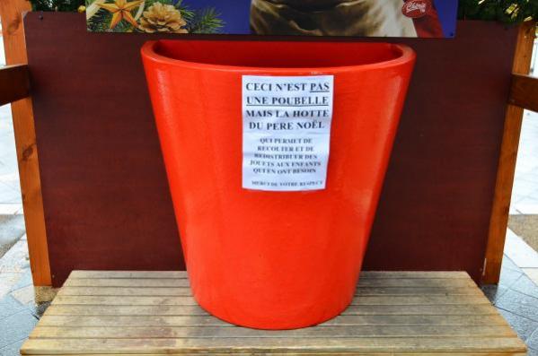 La hotte du Père Noël de la Grande Récré