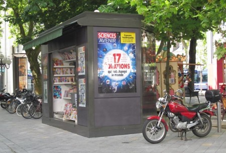 Un kiosque " à la parisienne " a été implanté place Jean-Jaurès.