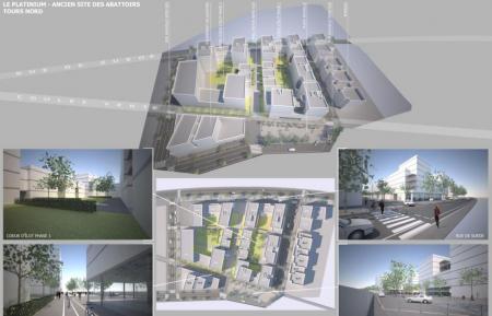 PERSPECTIVE PLATINIUM Programme le Platinium de Tours Promotions, rue de Suède.