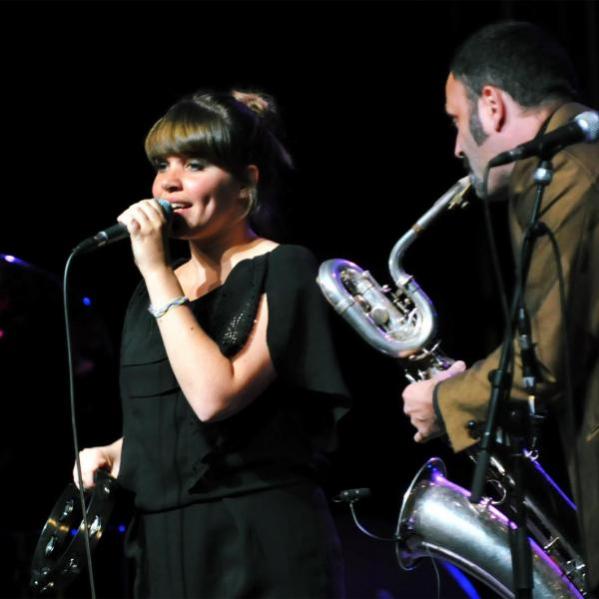 Lady Linn était mercredi soir à Montlouis. (Photo Patrice Deschamps)