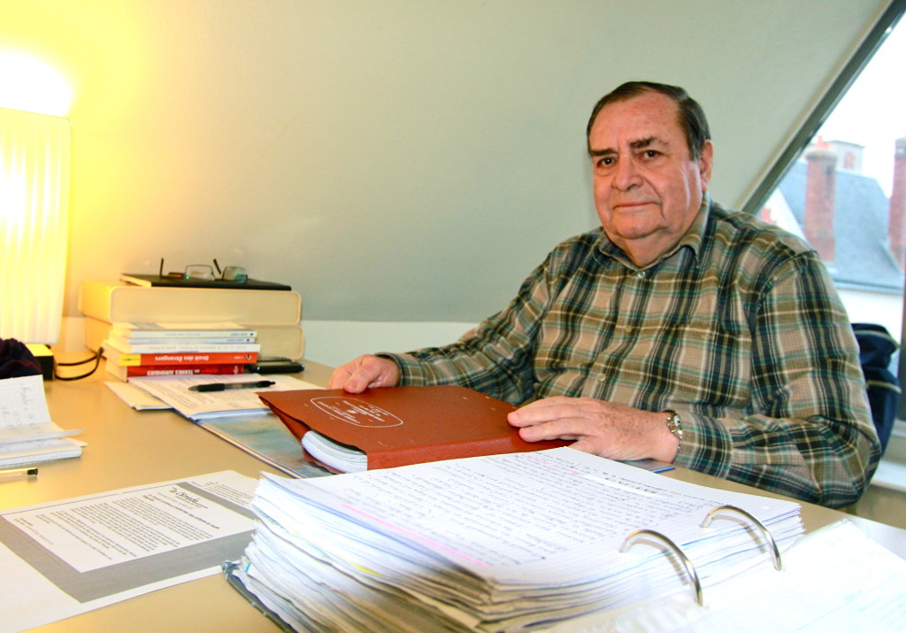 Georges Rondeau, président de la Cimade 37, n'a pas constaté de "changement drastique" , depuis l'arrivée de Hollande. (Photo NR)