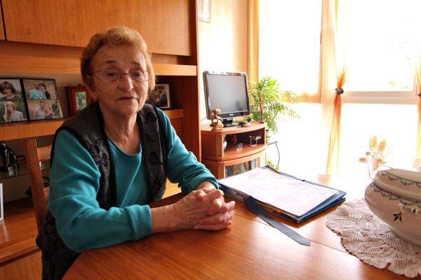 Denise Devillaire, présidente de l'amicale des locataires de Rosiers depuis 20 ans.