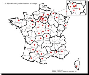 Les départements français potentiellement en danger de manque de médecins libéraux