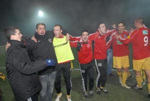 Les joueurs de Chauvigny fêtent leur qualification