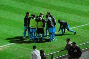 Gherieni dans les starting-blocks. Il n'en est pas beaucoup sorti pendant le match.