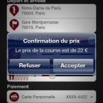 validation du prix Chauffeur-privé